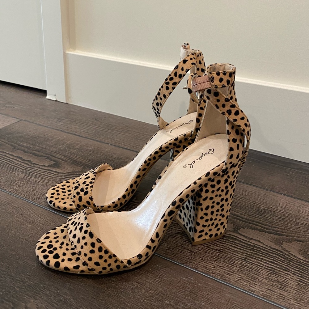 Leopard Print Heels